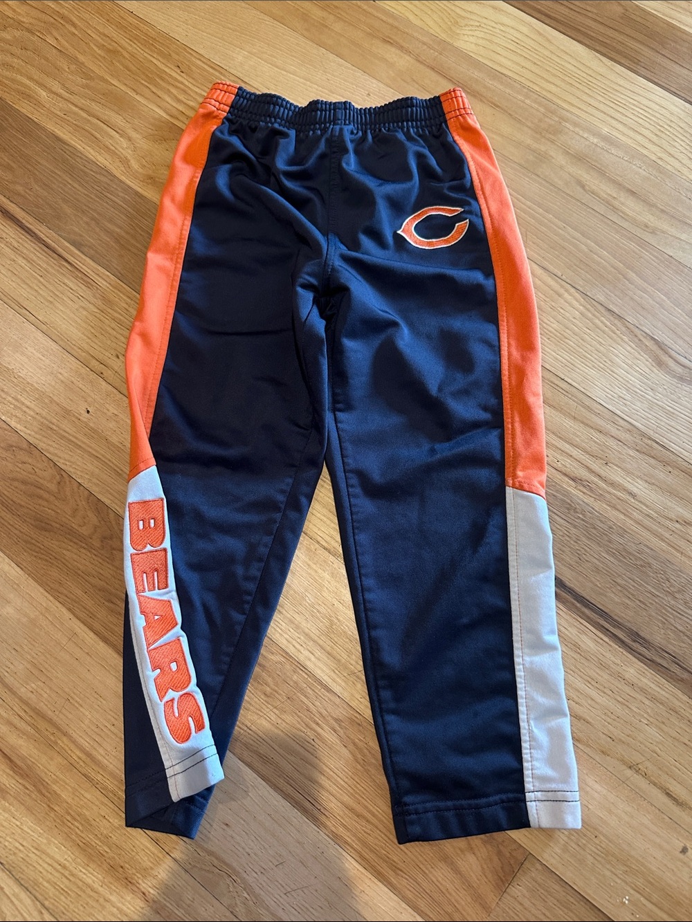 NFL Navy, Orange & Gray Kids Bears Joggers